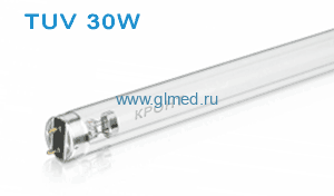 Лампа бактерицидная 30 Вт для облучателей-рециркуляторов ДЕЗАР-6, ДЕЗАР- 8, облучателей ОБН. TUV 30W-КРОНТ
