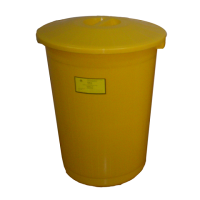Бак для сбора отходов желтый, 70литров