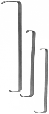 Крючок пластинчатый по Фарабефу детский № 2 (L = 120 mm). Вр-К-217