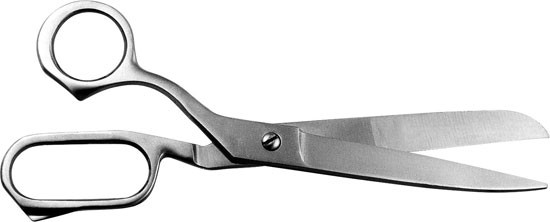 Ножницы для перевязочного материала, прямые, 235 мм. Тб-Н-15