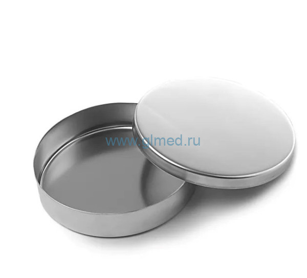 Лоток стоматологический с крышкой ЛСК d 100х25