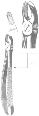 Щипцы для удаления моляров верхней челюсти правой стороны № 17. Вр-Щ-174