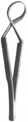 Зажим пластинчатый для прикрепления операционного белья к коже (детский), 50 мм. Вр-З-98