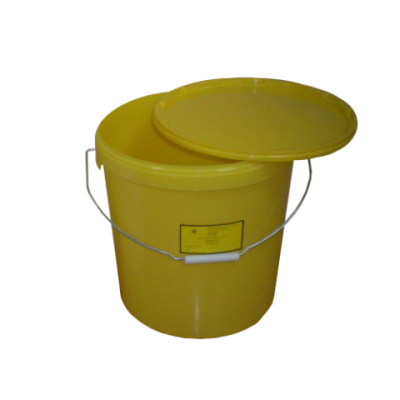 Бак для сбора отходов желтый, 20литров