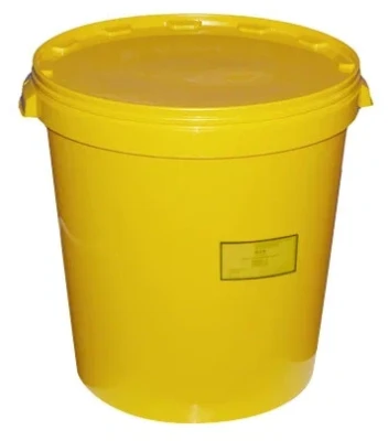 Бак для сбора отходов желтый, 35литров
