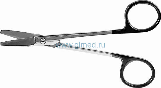 Ножницы хирургические прямые, 150 мм, твердосплавные