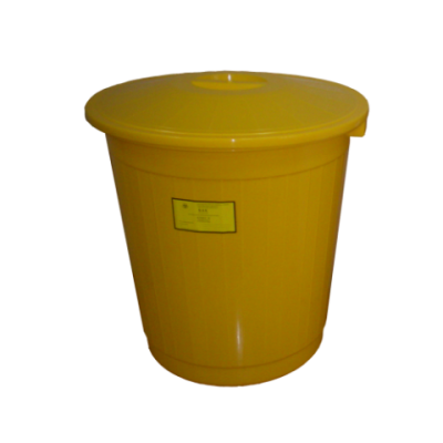Бак для сбора отходов желтый, 50литров