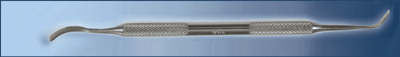 Гладилка двухсторонняя серповидная и дистальная ГДС №6, 160 мм