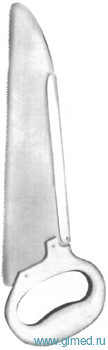 Пила листовая с металлической ручкой. Вр-П-162
